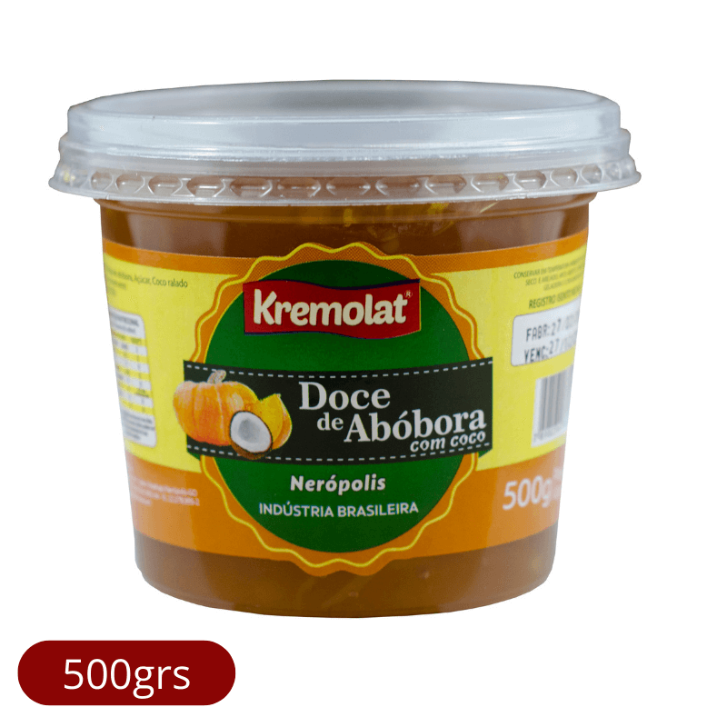 Doce de Abóbora com Coco 500grs